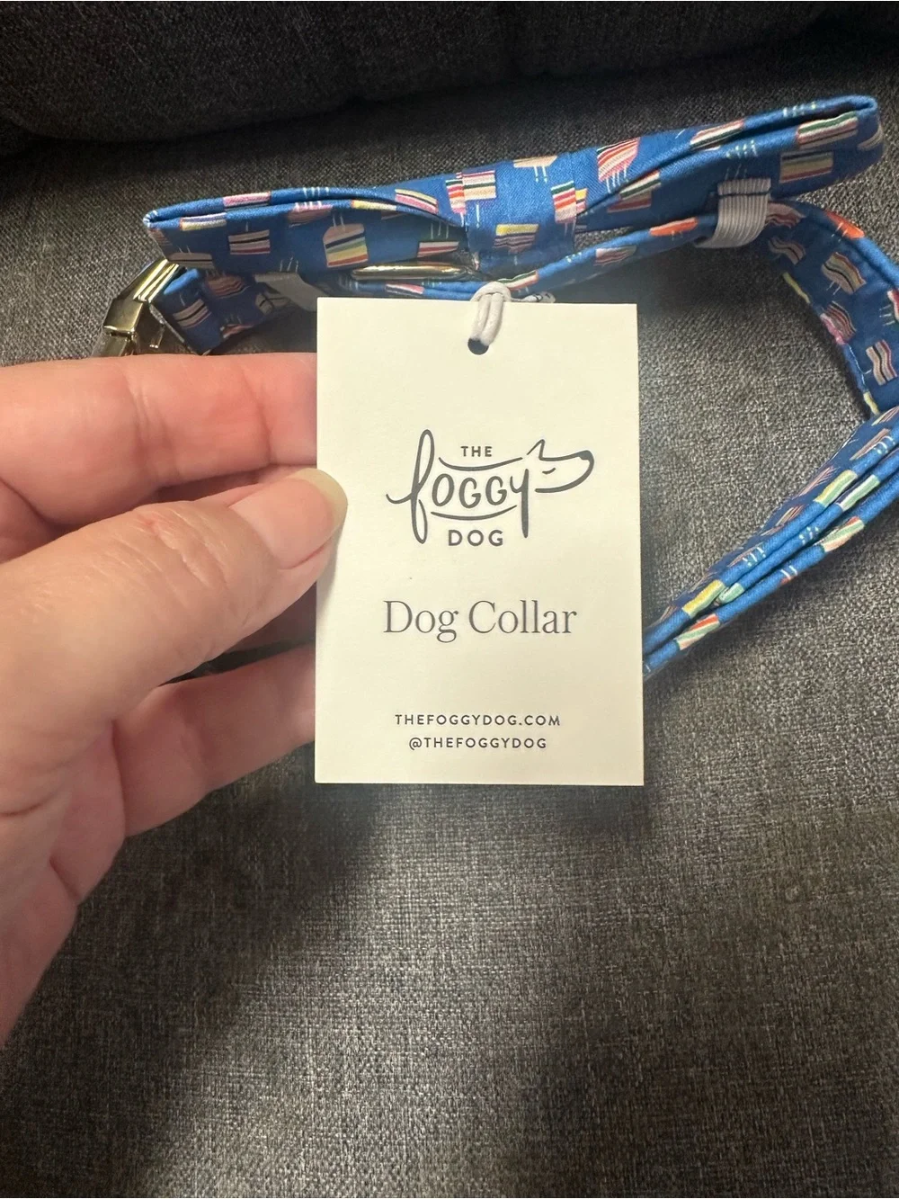 The Foggy Dog ‘Piece of Cake’ Bow Tie & Collar Set